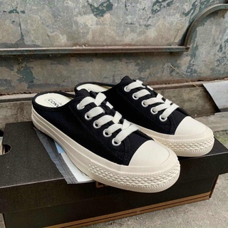 Giày sục thể thao nữ Converse 1970s màu đen  Giày sneaker nữ đạp gót cv 1970s cao cấp full box