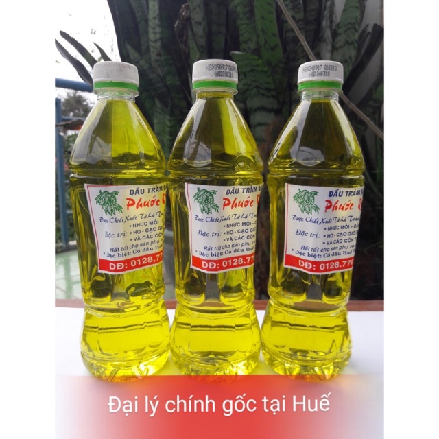 1 chai 500ml Dầu tràm Huế 100% nguyên chất