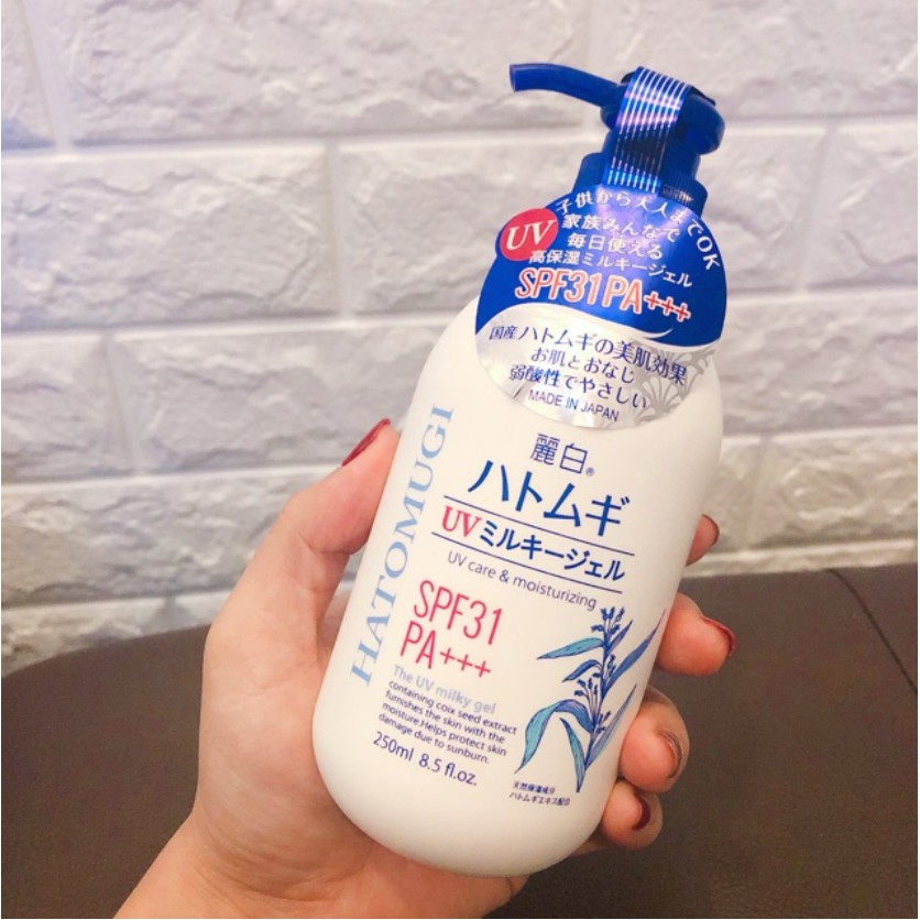 Sữa dưỡng thể chống nắng Hatomugi SPF31 PA+++
