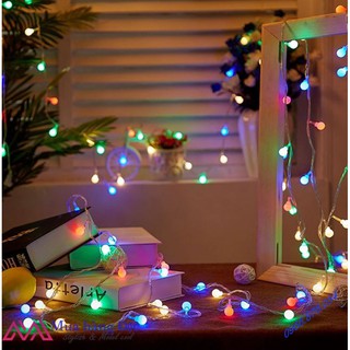 Đèn Trang Trí  💡💡💡  Dây Đèn Led Trang Trí Trái Cherry Ball Bóng Đục Nhỏ