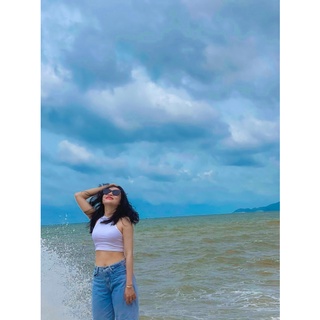 Áo ba lỗ croptop thun tăm