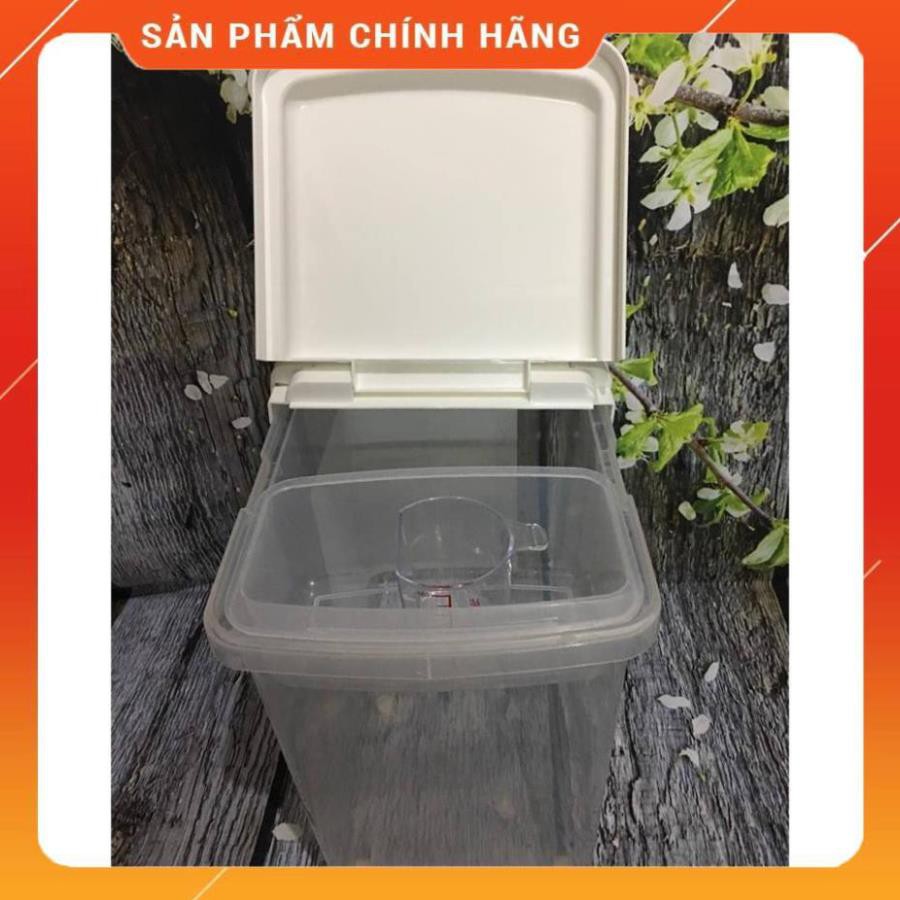 ♥️ [FreeShip]  Thùng đựng gạo Nhật Bản có bánh xe INOMATA