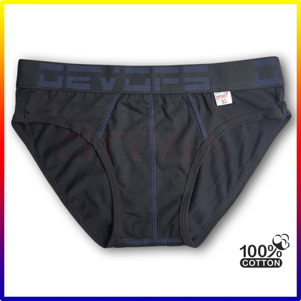 Sịp nam lưng thun co dãn-quần lót nam cotton 2 chiều Quần xì nam Brief thoáng mát thoải mái khi mặc cả ngày