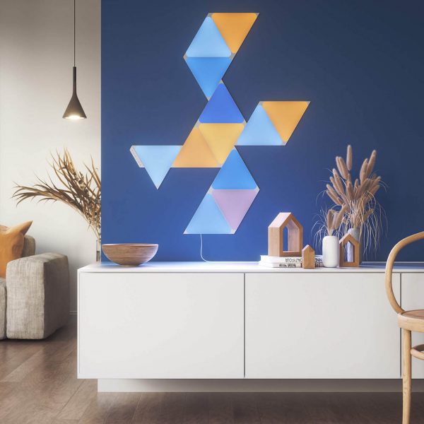 Nanoleaf Triangle Shapes Smarter Kit tam giác - đèn lắp ghép cao cấp thông minh 2021