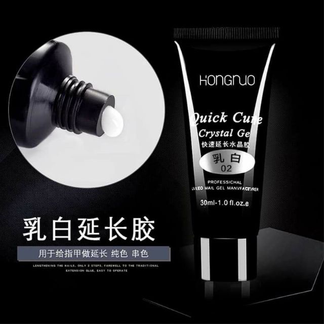 Gel gôm chính hãng Hongnuo chất lượng tuyệt vời chuyên dùng trong nối móng đắp móng up.tuýp 30ml tiết kiệm..