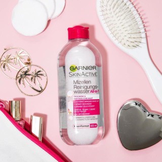 Garnier Nước Tẩy Trang Làm Sạch Sâu Lớp Trang Điểm - Tẩy Trang Garnier Micellar Cleansing Water 400mL