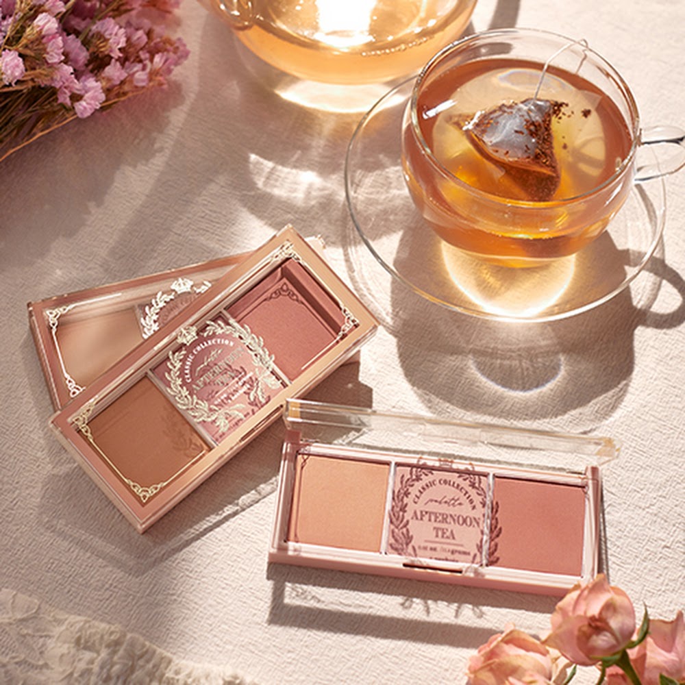 Phấn má hồng I'm Meme I'm Afternoon Tea Blusher Palette S3 màu siêu mịn