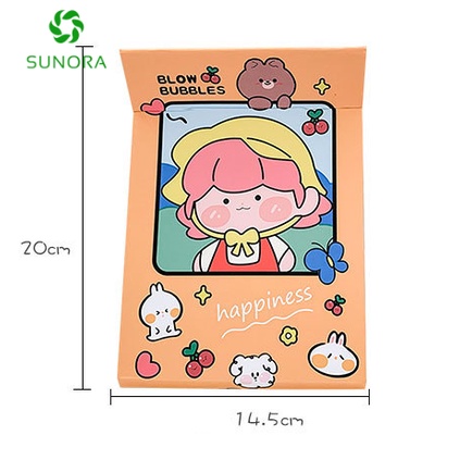 Gương Giấy Gấp Siêu Cute 8 Mẫu-Gương Trang Điểm Để Bàn Dễ Thương