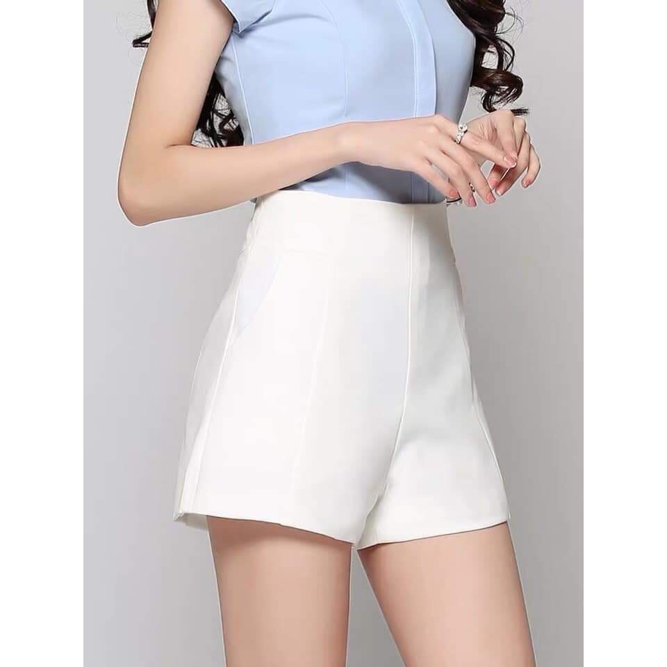 Quần Sooc Nữ🍀FREESHIP50K🍀Quần Sooc Đùi Vải Cạp Cao Cho Nữ | BigBuy360 - bigbuy360.vn