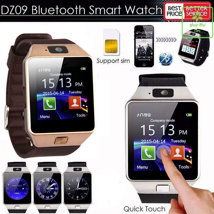 Đồng hồ thông minh DZ09 Plus - Smart watch thế hệ mới gắn sim điện thoại (SẴN BUÔN SỈ)-THO063