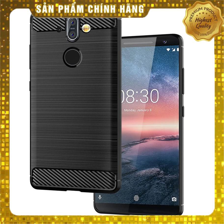 Ốp lưng chống sốc vân kim loại cho Nokia 8 Sirocco hiệu Likgus (bảo vệ toàn diện, siêu mềm mịn) - Hàng chính hãng