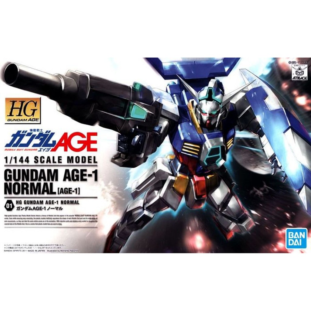 Mô Hình Lắp Ráp HG AGE 1/144 Gundam Age-1 Normal [Age-1]