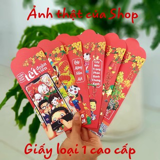 Set 100 bao lì xì Tết 2024 Mẫu 1 ý nghĩa giá sỉ tận xưởng