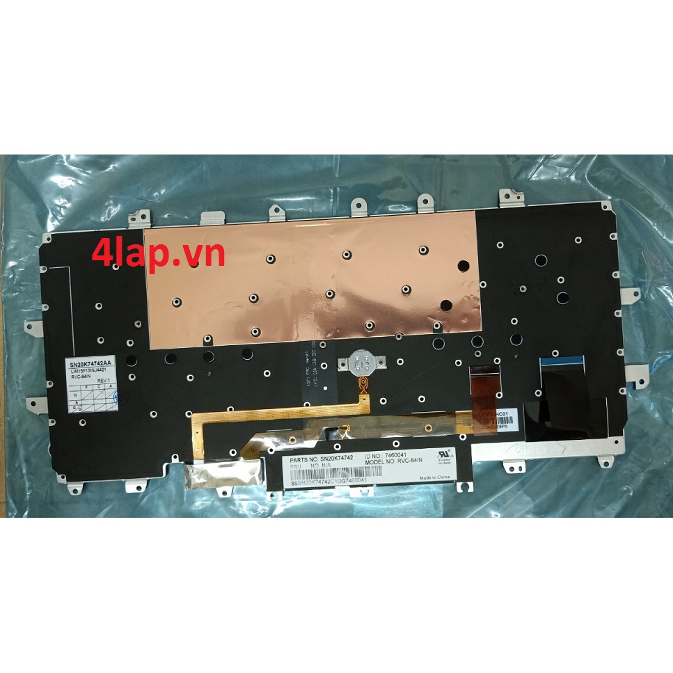 Thay Bàn Phím - KeyBoard Laptop Lenovo ThinkPad X1 Carbon Gen 4 hàng ZIN Led US