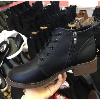 Boot cổ ngắn buộc day