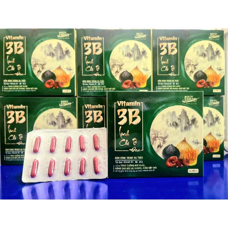VITAMIN 3B Linh chi Tỏi đen