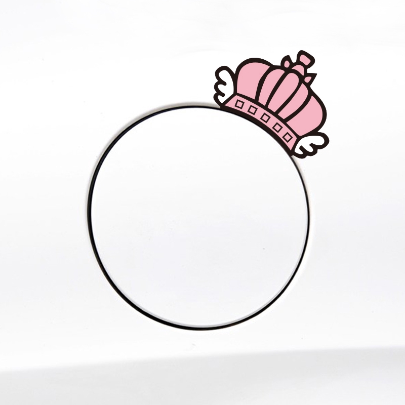 Miếng Đề Can Dán Trang Trí Xe Hơi / Cửa Sổ Hình Nơ Hoạt Hình Chống Nước