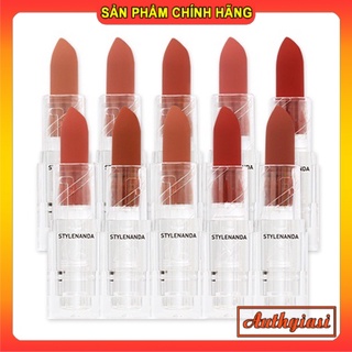 Son Thỏi Siêu Lì 3CE Soft Matte Lipstick Vỏ Trong Suốt sang chảnh siêu lâu trôi