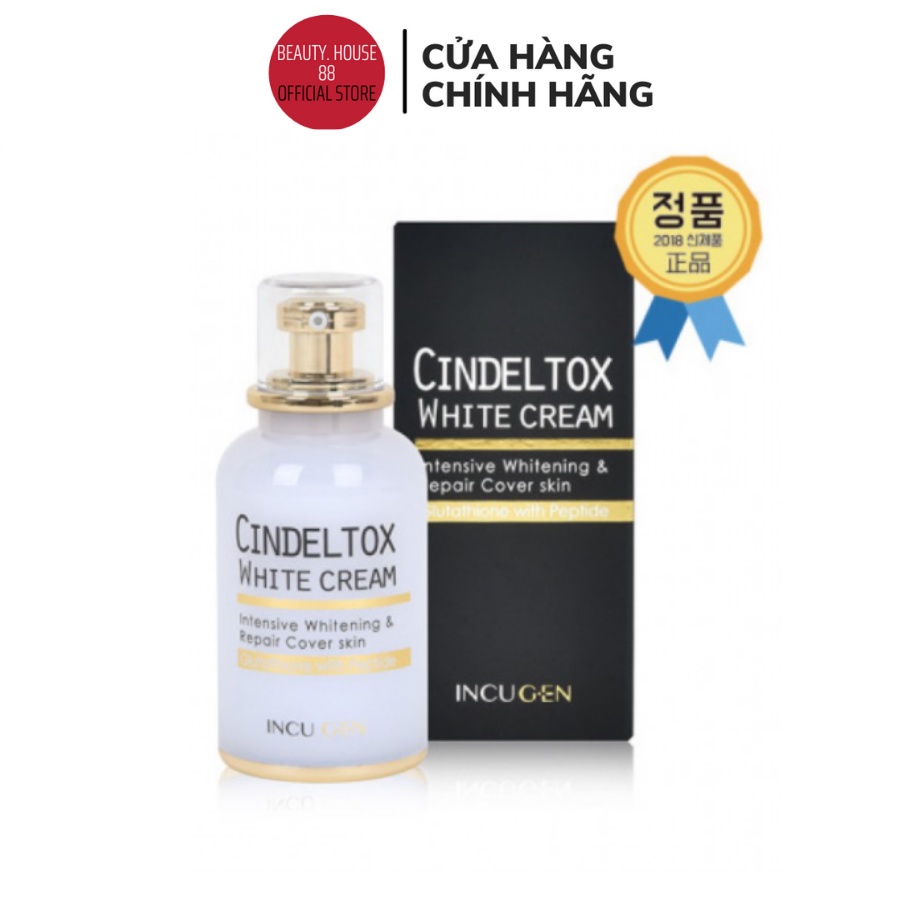 Kem truyền trắng Cindeltox White Cream Hàn Quốc 50ML