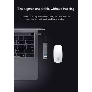 Bộ HUB chuyển đổi Type C sang USB 3.0 (5 USB plug and expand easily)