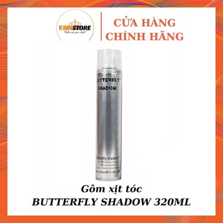 Gôm xịt tóc Butterfly Shadow 320ml và 600ml, keo xịt tóc nam nữ