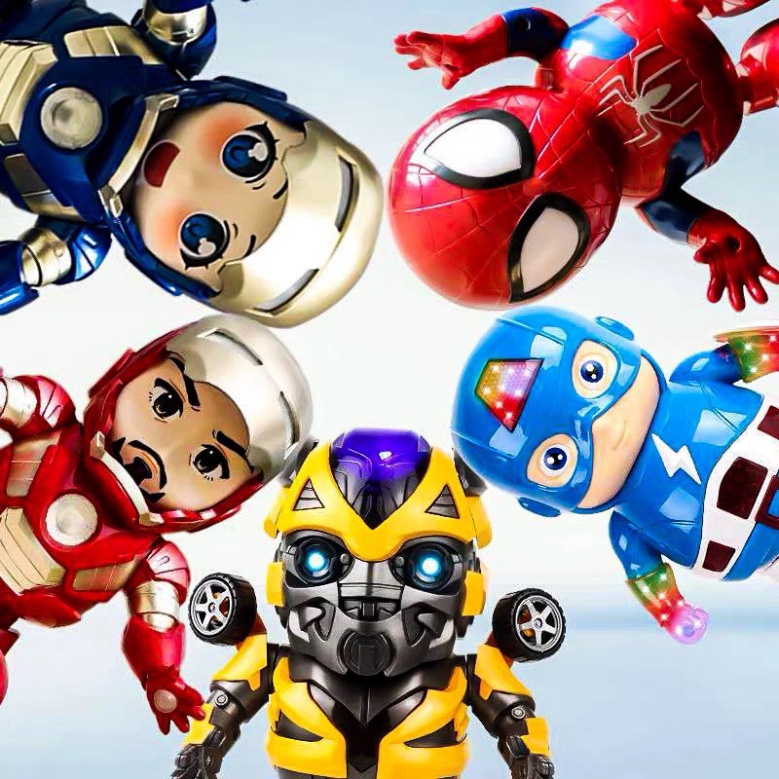 Đồ chơi Robot Nhảy Múa thông minh Bumblebee Có Đèn Led, Xoay Cho Bé 360 Độ Mới Nhất 2022- Bản nâng cấp