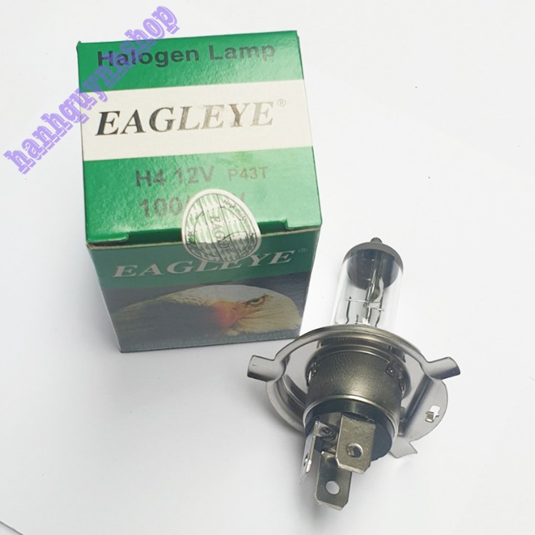 Bóng Đèn H4 Halogen 12V 100/90W Con Cú EAGLEYE Loại 1