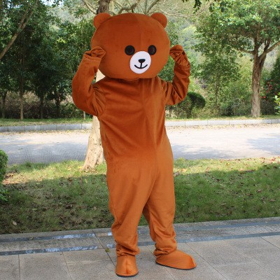 Mascot gấu Brown - gấu lầy tik tok cao cấp