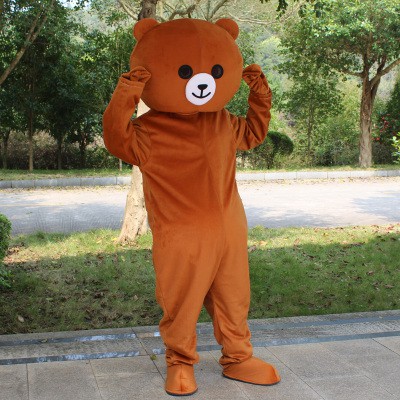 [Hàng có sẵn] Mascot gấu Brown - gấu lầy tik tok cao cấp