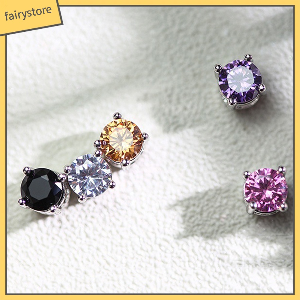 Bông Tai Nam Châm Đính Đá Cho Nam Và Nữ