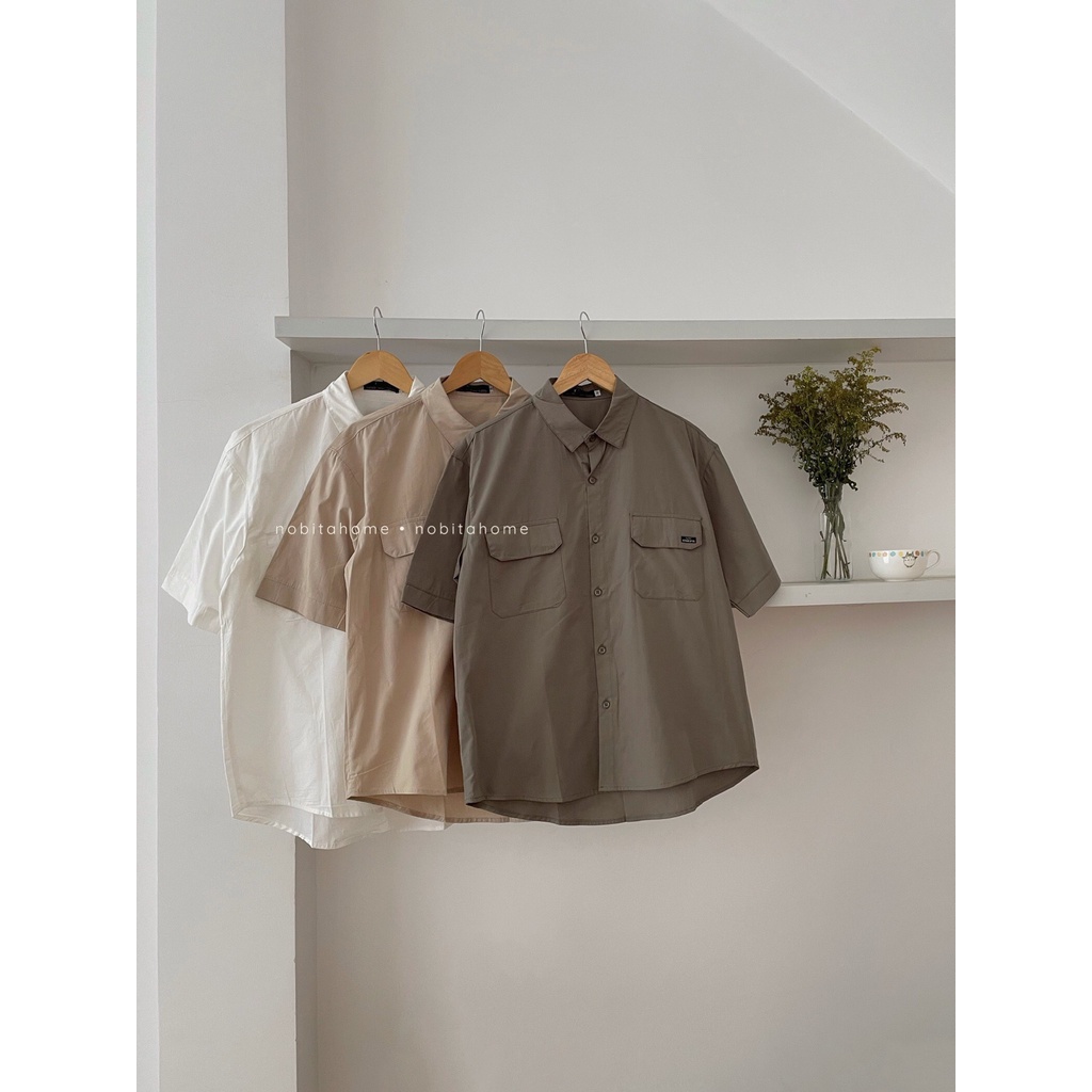 SƠ MI TAY NGẮN K2162 TÚI NẮP “LIFE” | BigBuy360 - bigbuy360.vn