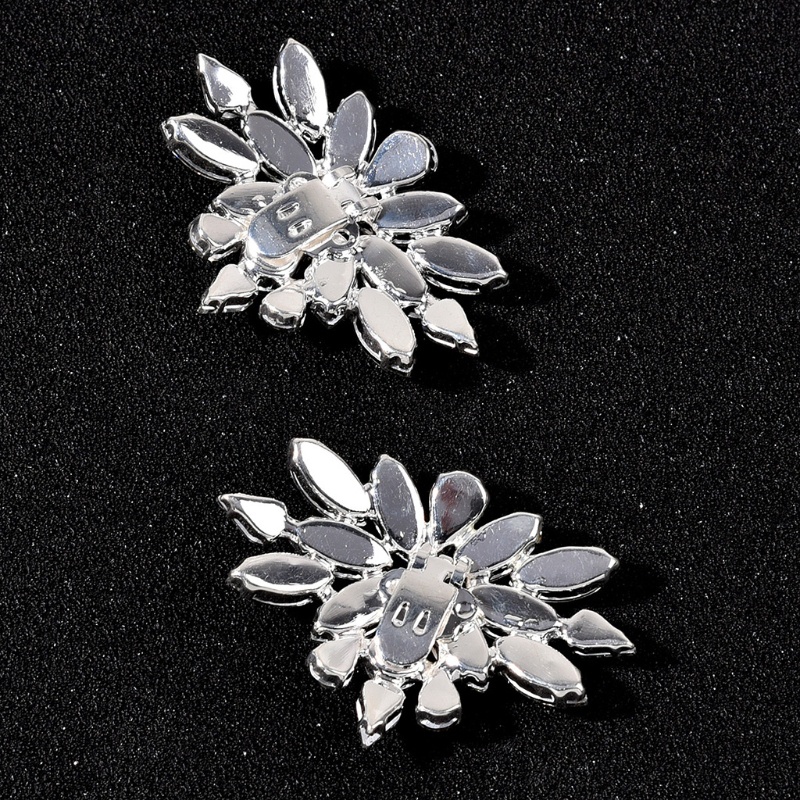 Bộ 2 kẹp hoa pha lê trang trí giày cho cô dâu