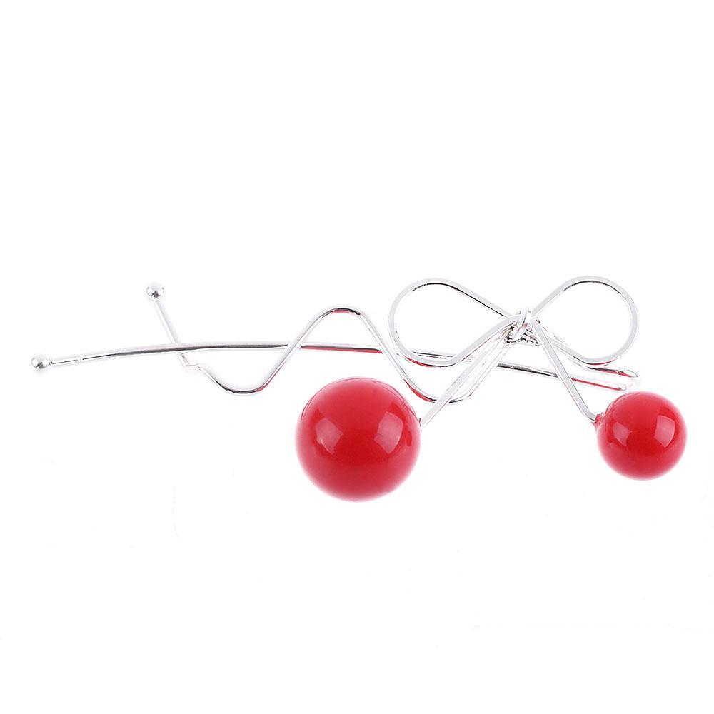 Kẹp Tóc Quả Cherry Dạng Xoắn Phong Cách Hàn Quốc Cho Nữ