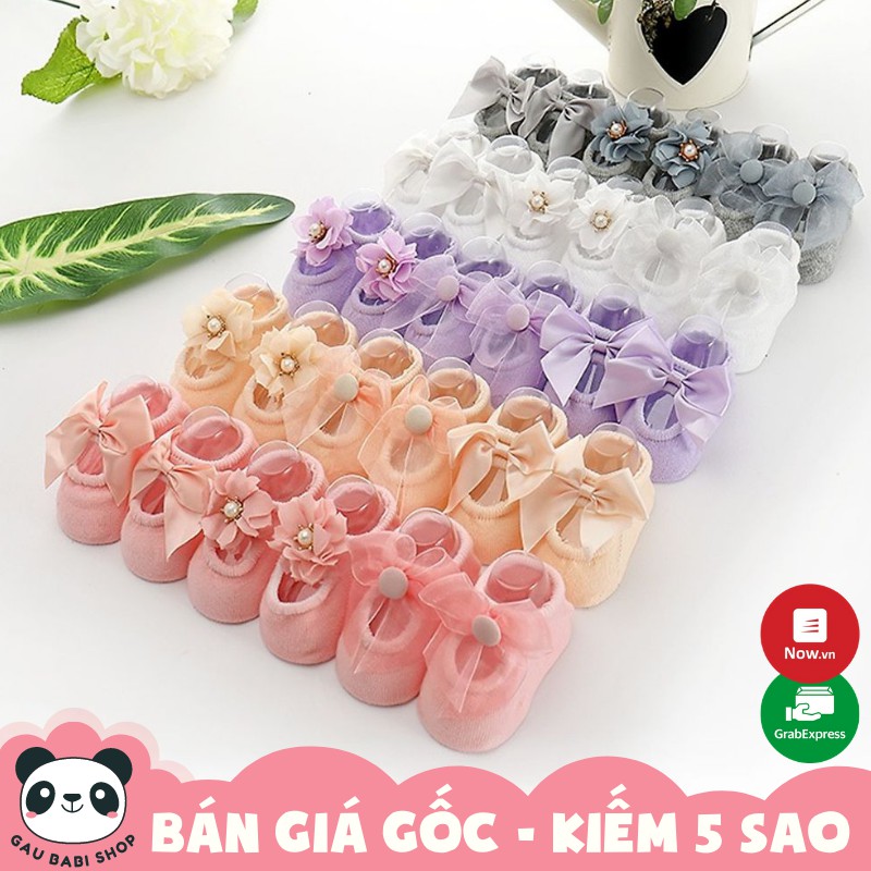 Set 3 đôi tất hài công chúa cho bé yêu