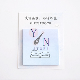 Giấy Note Guestbook Đa Sắc 30 Tờ