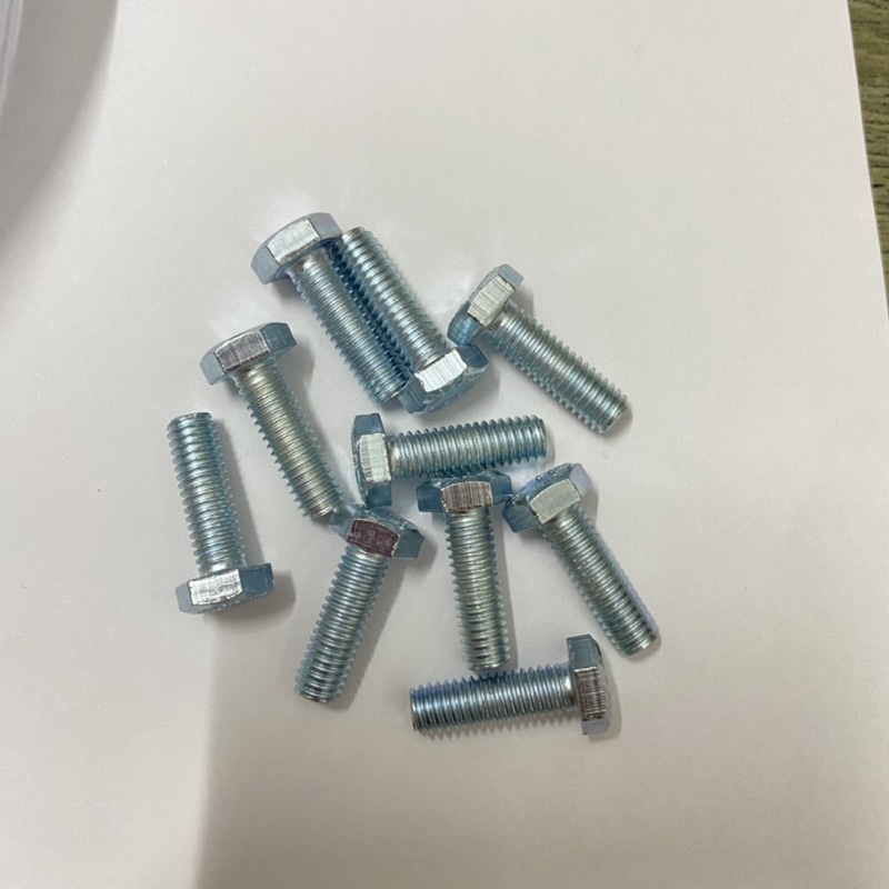 10 bộ Bulong Bu lông mạ kẽm M6 các size