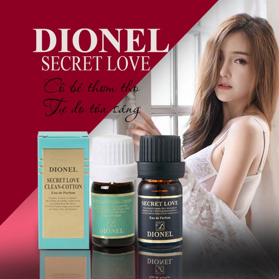 [Chuẩn Hàn] Nước Hoa Vùng Kín Nhập Khẩu Tại Hàn Dionel Secret Love 5ml Màu Xanh- Cân Bằng Độ pH Khử Khuẩn