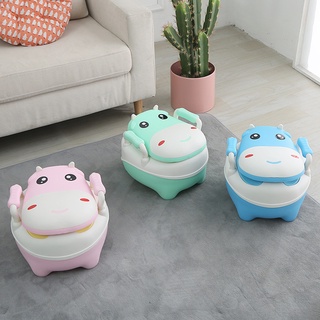 Bô Vệ Sinh Cho Bé - Bệ Ngồi Toilet Trẻ Em Có Chỗ Dựa Và Khay Hứng Vệ Sinh Tháo Lắp Dễ DànG