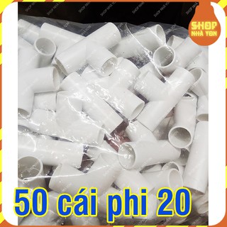 Giá sỉ 50 tê nối ống phi 20 dùng nối ống điện phi 20