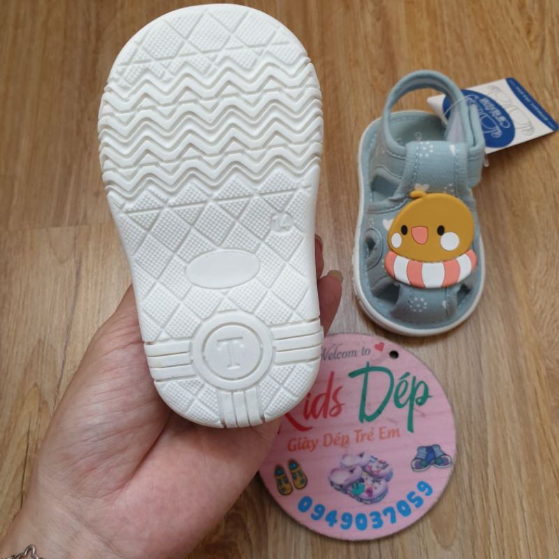 [Mẫu mới Cheerful Mario] Giày sandal tập đi có kèn cho bé 6-24m