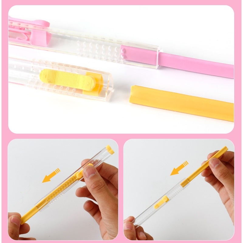 1 Bộ Gôm Tẩy Bút Chì Hình Trái Tim Bằng PVC Màu Sắc Ngẫu Nhiên Tiện Dụng Cho Văn Phòng C7090