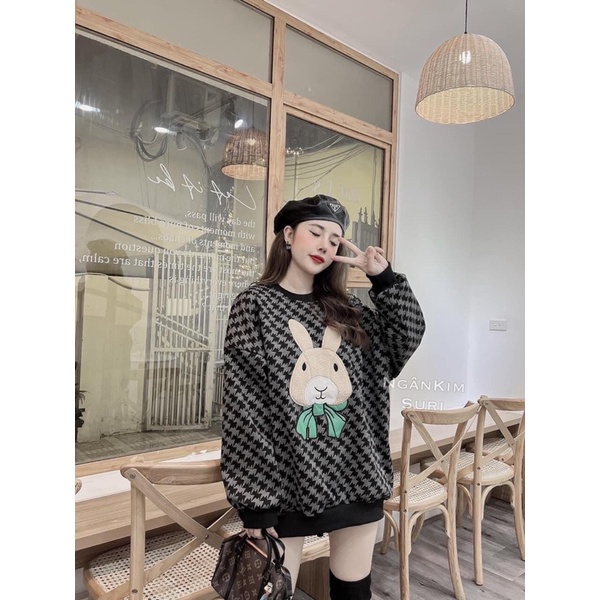 ÁO umi thỏ viền 2 màu - 22.Lystore