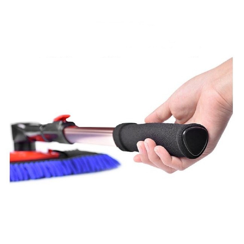 Chổi rửa xe cán điều chỉnh chiều dài kèm khăn lau