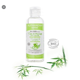 Dầu mát xa hữu cơ cho bé Alphanova 100ml