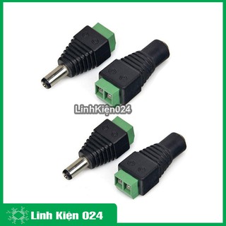 Bộ 4 chiếc Jack nối nguồn 5.5x2.1mm ( 2 cái - 2 đực )