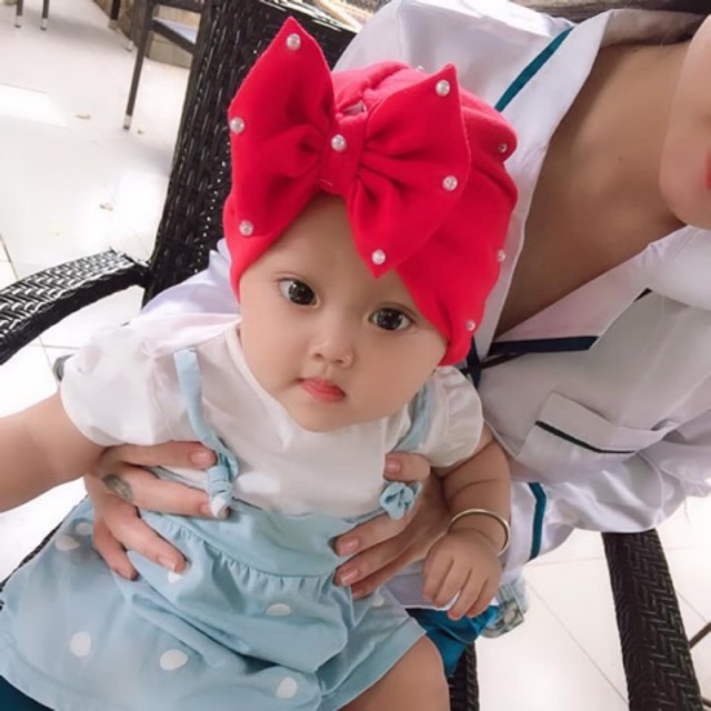 Turban đính Lấp lánh cho bé