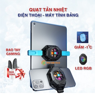 Quạt tản nhiệt điện thoại sò lạnh Iphone P50 - Quạt tản nhiệt máy tính bảng Ipad Led RGB