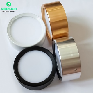 Đèn LED ốp nổi 9W vỏ mạ vàng, bạc, đen, trắng, đèn ốp trần phòng khách kiểu dáng hiện đại