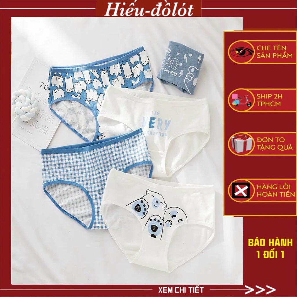 Quần Lót Nữ Cotton Hieu Store24h, Quần Lót Cotton Đẹp Kháng Khuẩn Hieu Store24h - 0748