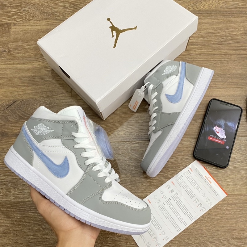 GIÀY JD1 HIGH WOLD GREY 1:1 SC [ FULL BOX + FREE SHIP ]